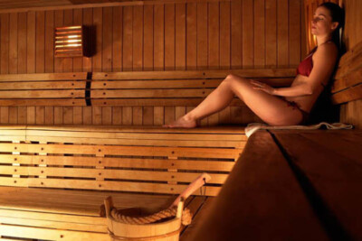 Les Balneades sauna