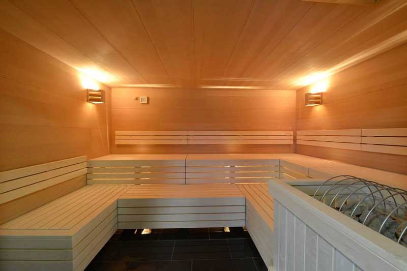 Forme d'O sauna
