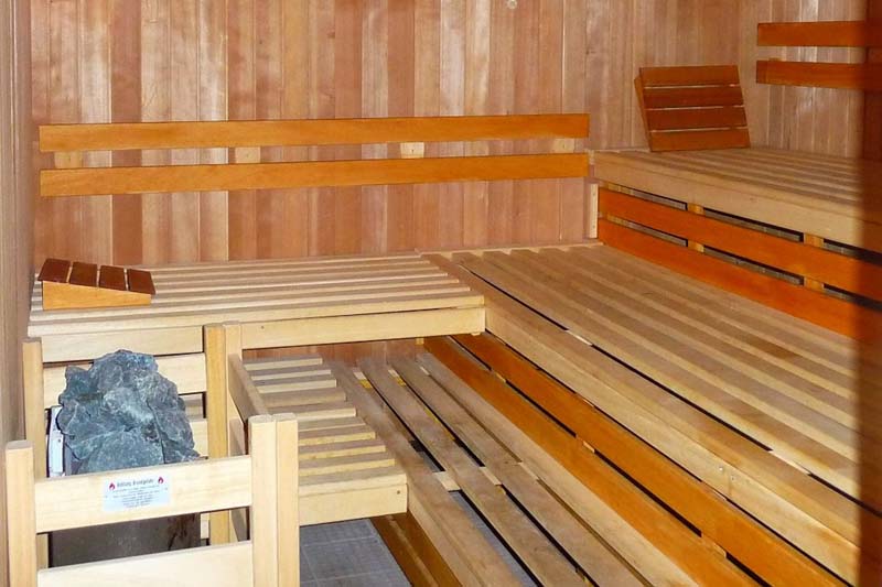 Campingplatz Loissin sauna