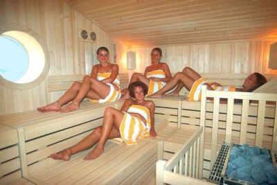 Insel-Camp sauna