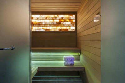 The Peninsula Beverly Hills sauna