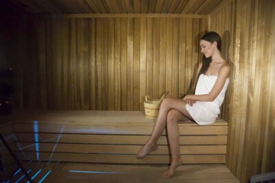The Palm Beach Hotel and Bungalows sauna