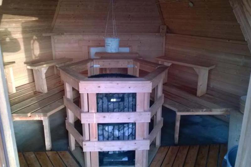 Alta River Camping sauna