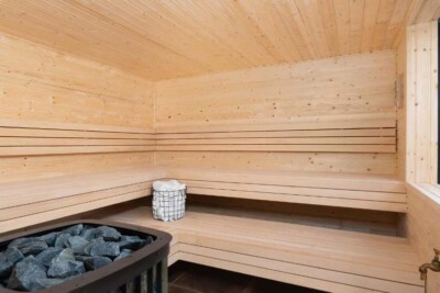 De Zeven Guest Lodge sauna