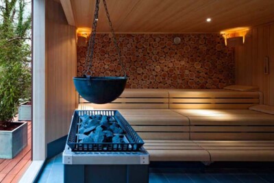 Lime Wood Hotel sauna