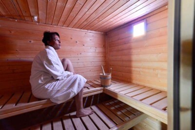 Hotel Les Terrasses de Saumur sauna
