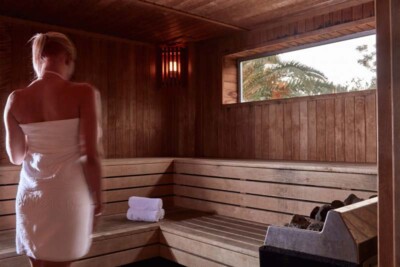 Grecian Bay Hotel sauna