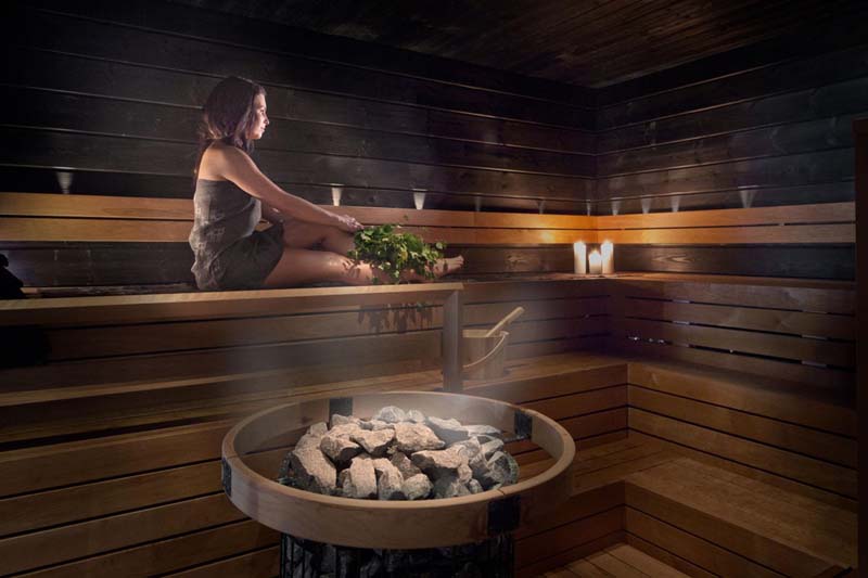 Arctic TreeHouse Hotel sauna