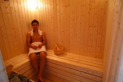 The Gold Palace and Resorts sauna