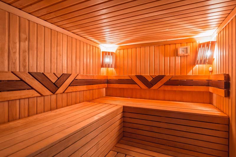 Chocolate Hotel sauna