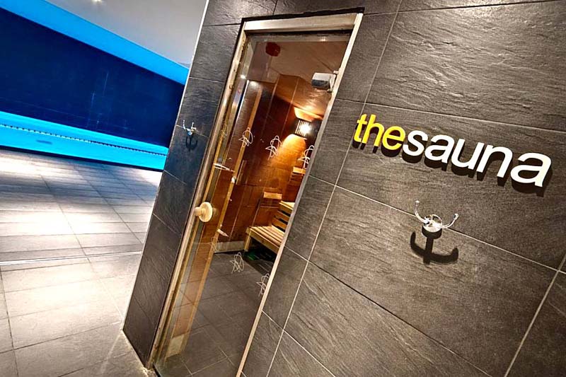 DoubleTree by Hilton Hotel and Spa Chester sauna